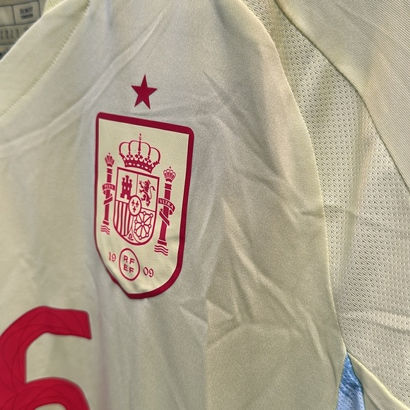 Rodrigo Spain National Team adidas 2024 Away Authentic Jersey - Yellow - Picture 6 of 7